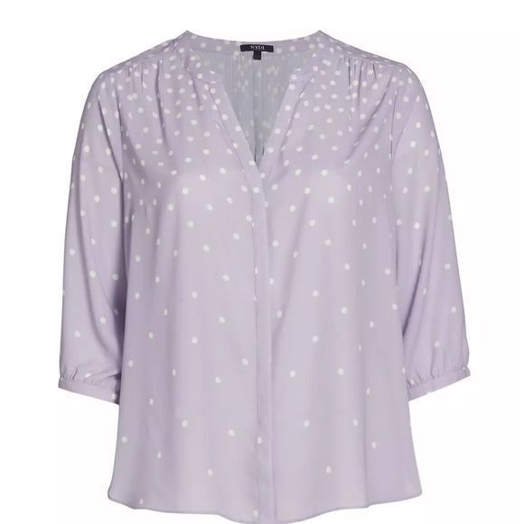 NYDI 
Pintuck Dotted Blouse - Picture 1 of 5